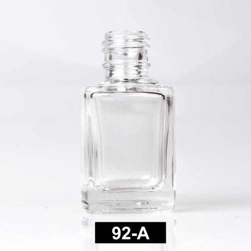 Transparent glass bottle