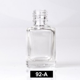 Transparent glass bottle
