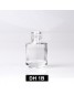 Transparent glass bottle