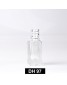 Transparent glass bottle