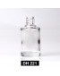 Transparent glass bottle