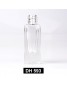 Transparent glass bottle