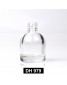 Transparent glass bottle